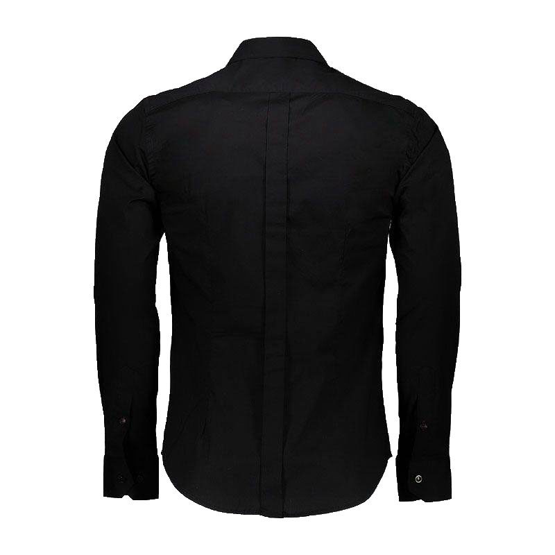پیراهن آستین بلند مشکی مردانه پبونی مدل CN | فروشگاه اینترنتی تی پکس