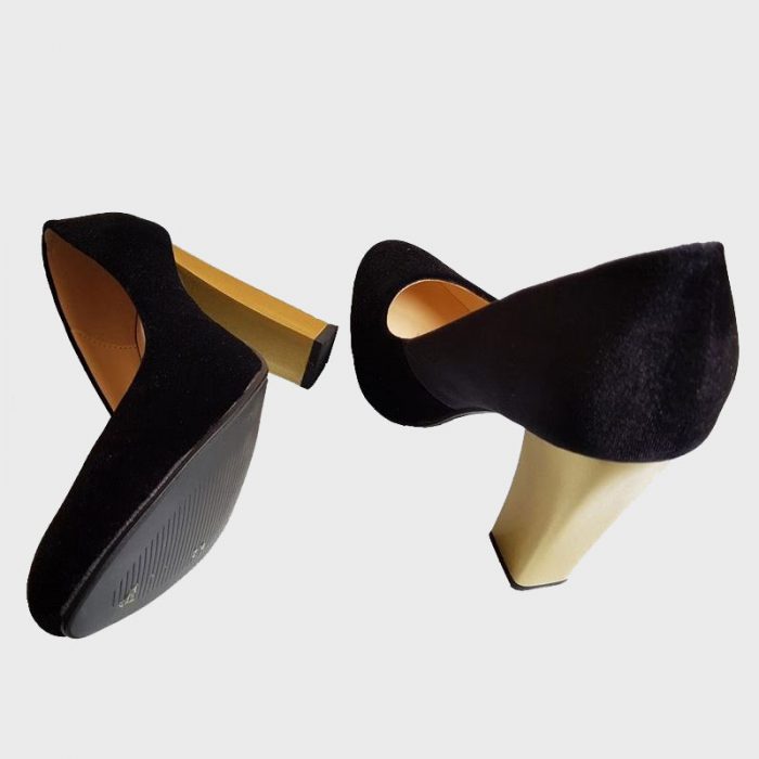 کفش زنانه کورسو مدل BLACK GOLD HEEL کد 721-6155-39 | فروشگاه اینترنتی تی پکس