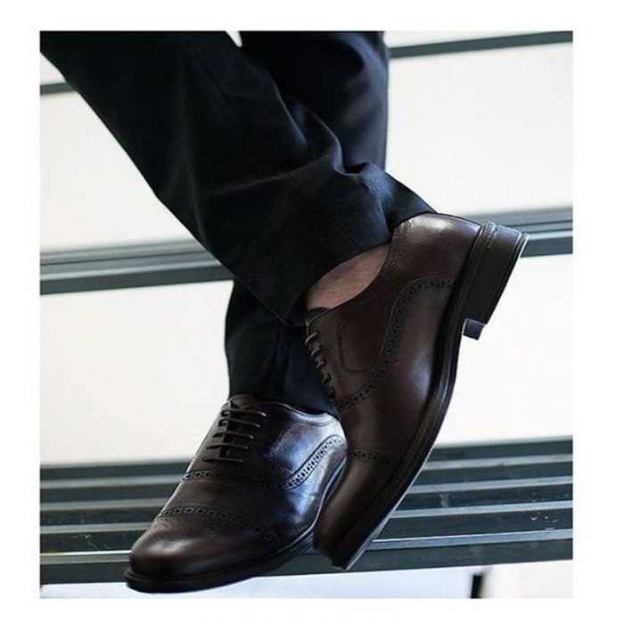 کفش چرم مردانه مهاجر مدل M23GH  | فروشگاه اینترنتی تی پکس