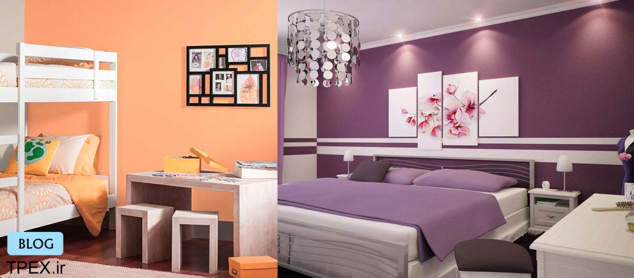 تزئین دکوراسیون اتاق خواب | استفاده از رنگ های ملایم