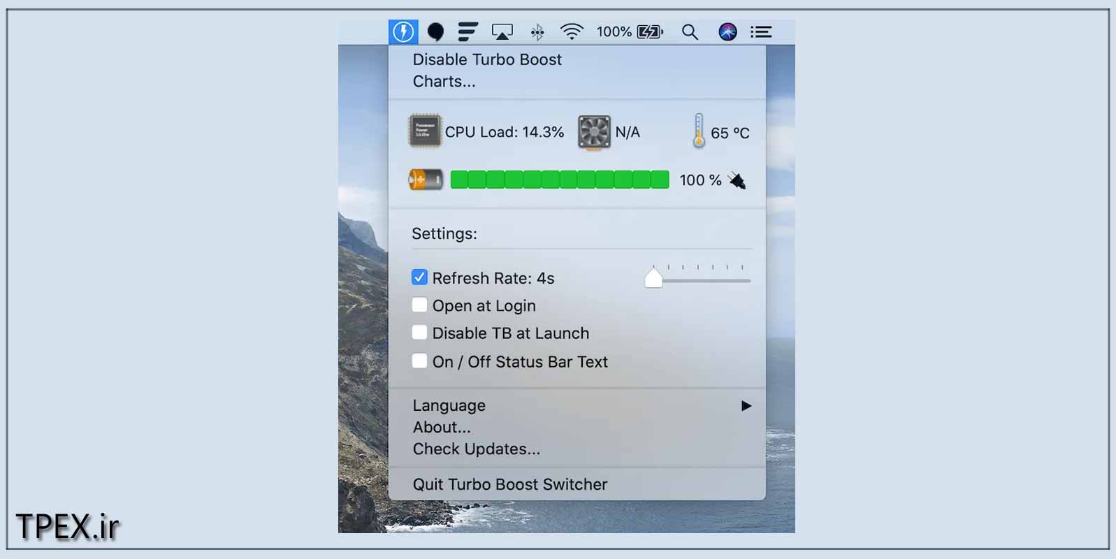 how to enable turbo boost mac os