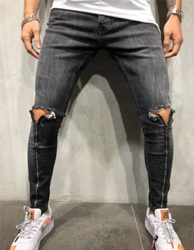 شلوار جین زاپ‌دار مردانه