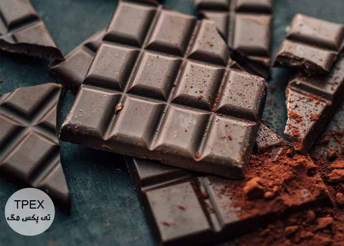شکلات تلخ | خوراکی های سفید کننده پوست