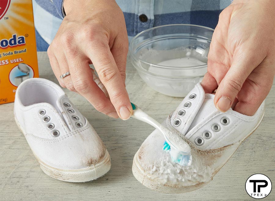 تمیز کردن کفش های سفید